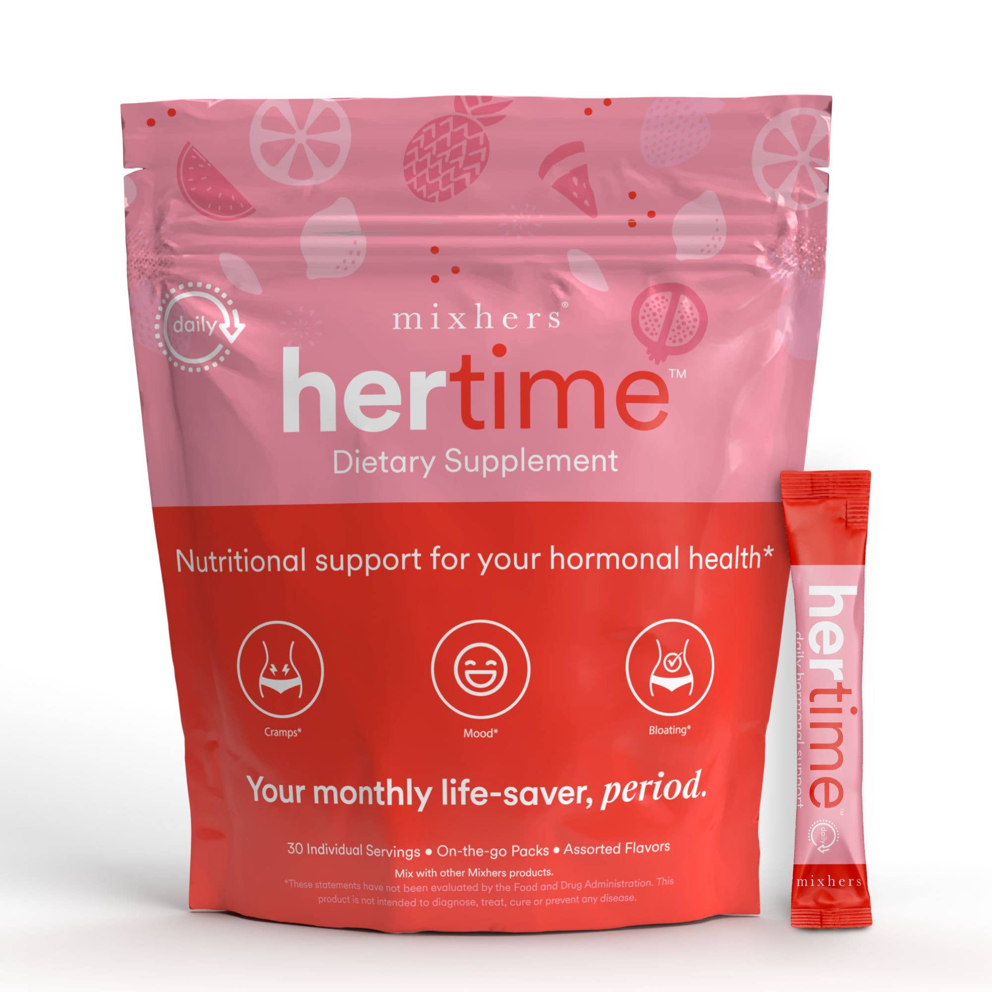 Hertime™ Hormonal Support- Pom Mango, Peach Passion, Coconut Lime 30 pack